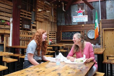Mentioned in: Enjoy Rhinelander’s favorite dining experiences | Mother and daughter enjoying a meal at Cts Deli
