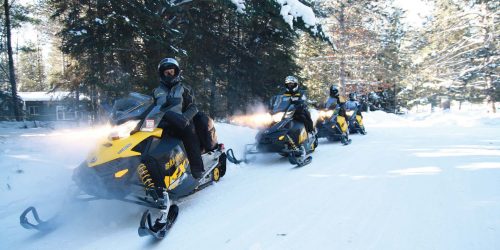 Four ways to winter fun in Hodag Country | Snowmobiling the trails