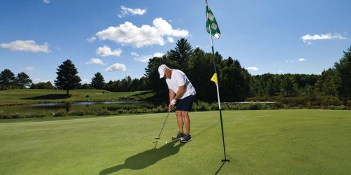 Golfing - Hit the links | Sinking a putt at Northwood Golf Course