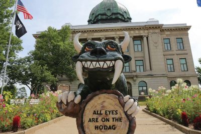 Recomended Article: Searching for the Hodag? Let us help! | Hodag statue in front of Oneida Courthouse