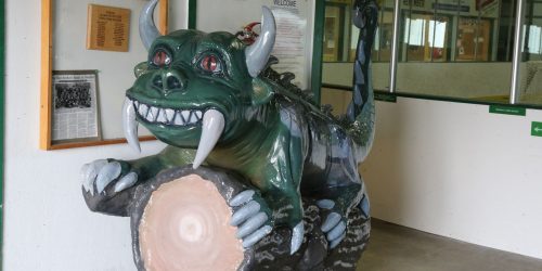 Hodag at Rhinelander Ice Arena