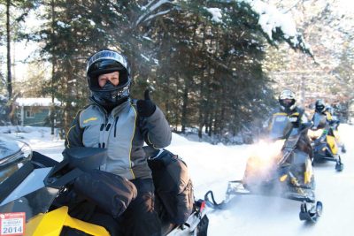 Snowmobile routes to ride in Rhinelander | Click the link to visit this page