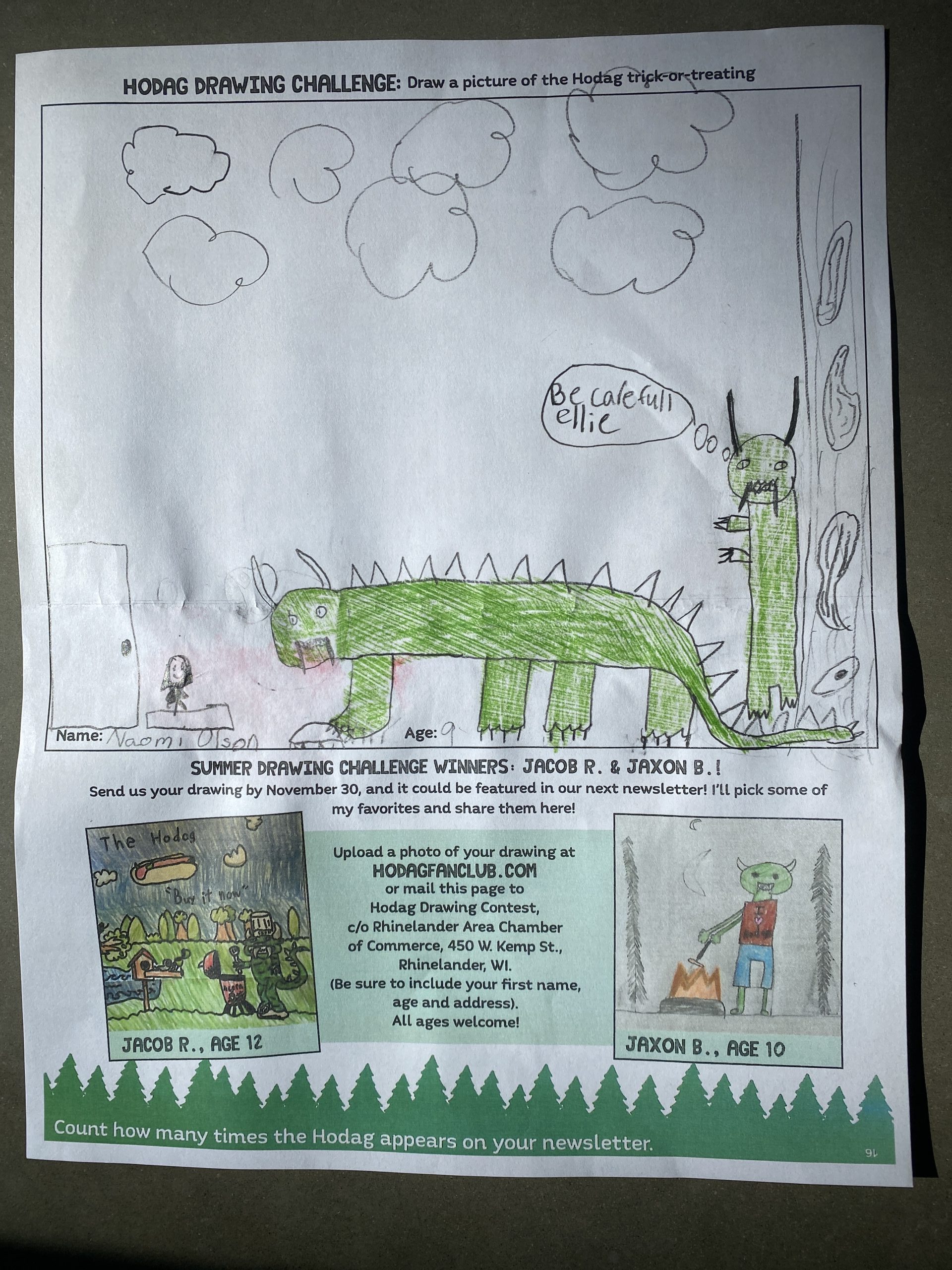 Hodag Fan Drawings - Rhinelander, Wisconsin : Rhinelander, Wisconsin