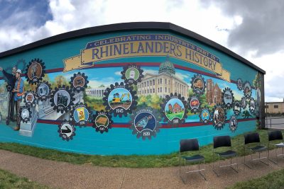 Business: Celebrating Rhinelander’s Industry Mural- AirPro Fan & Blower Co. Building